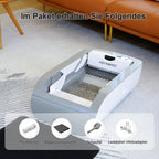 Smart Automatic Cat Litter Box – Self-Cleaning with App Control, Health Tracking & Wide Opening