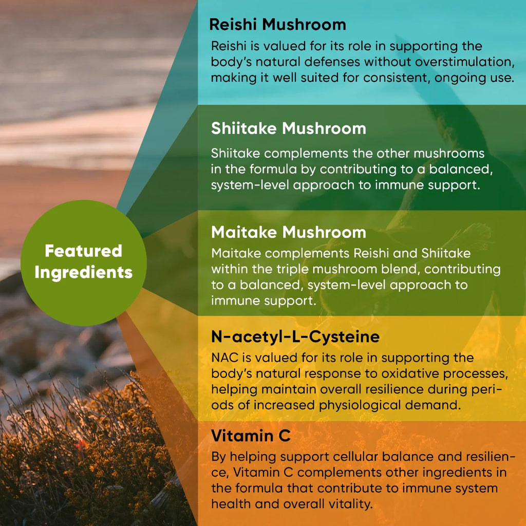 Natural Immunity Supplement for Dogs & Cats – Reishi, Shiitake & Maitake Mushroom Blend