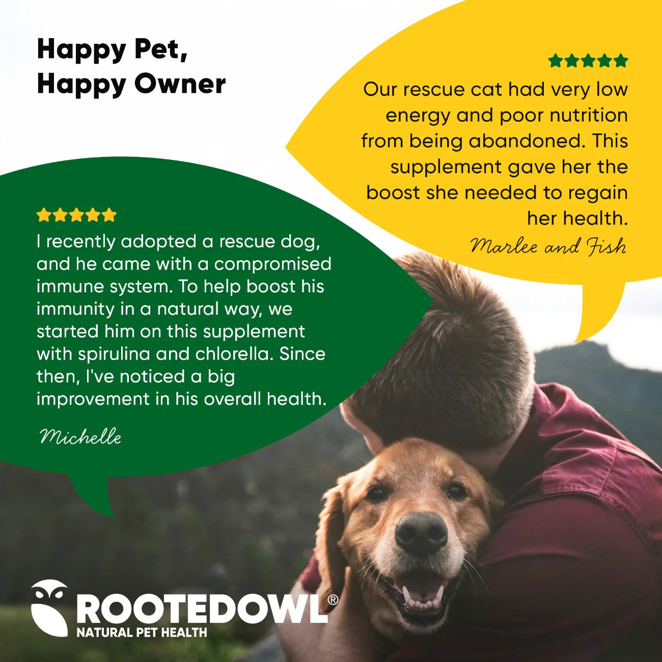Spirulina & Chlorella Supplement for Dogs & Cats – Immune, Detox & Recovery Support