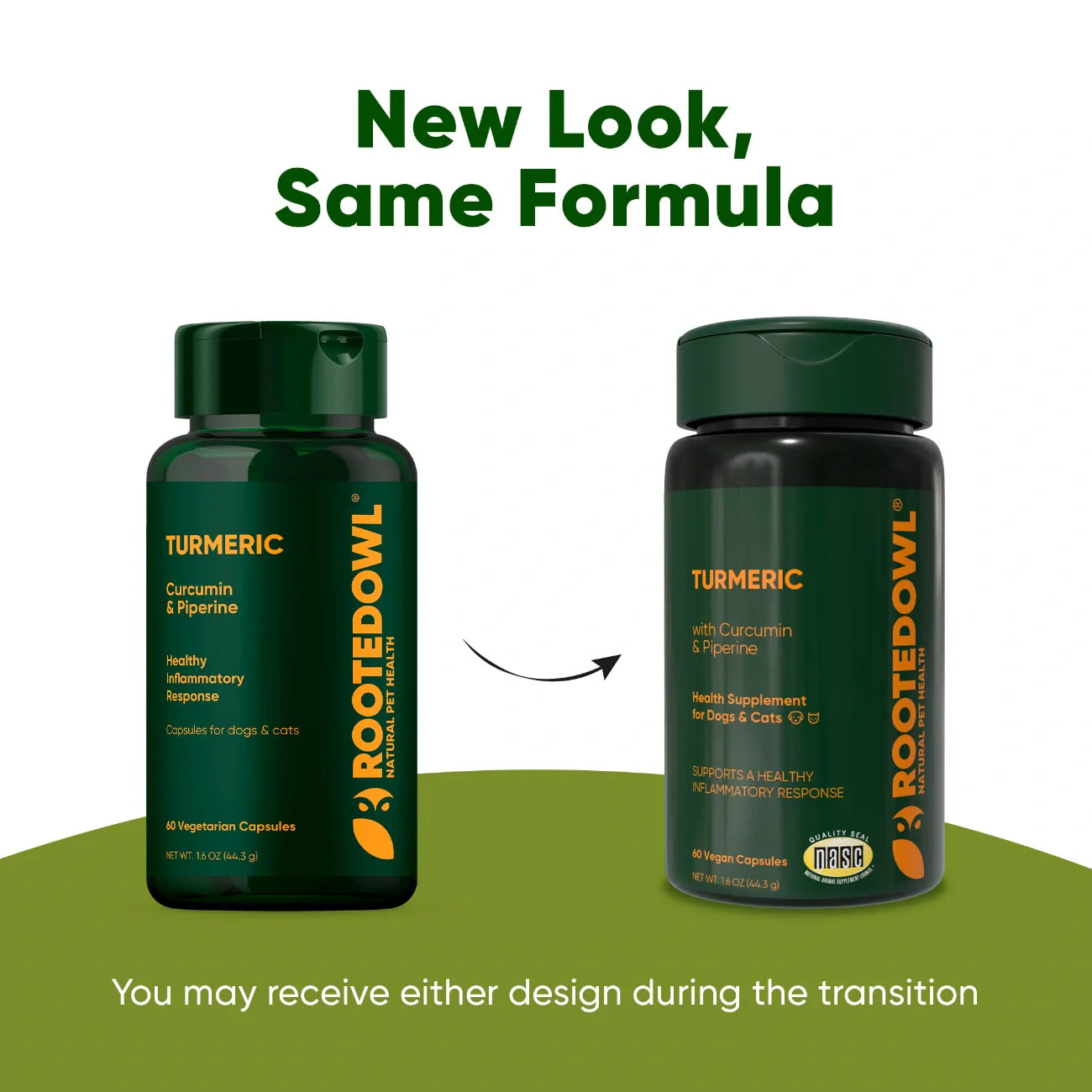 Turmeric Supplement for Dogs & Cats – Curcumin, Black Pepper & Vitamin C Wellness Formula