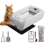 Smart Automatic Cat Litter Box – Self-Cleaning with App Control, Health Tracking & Wide Opening