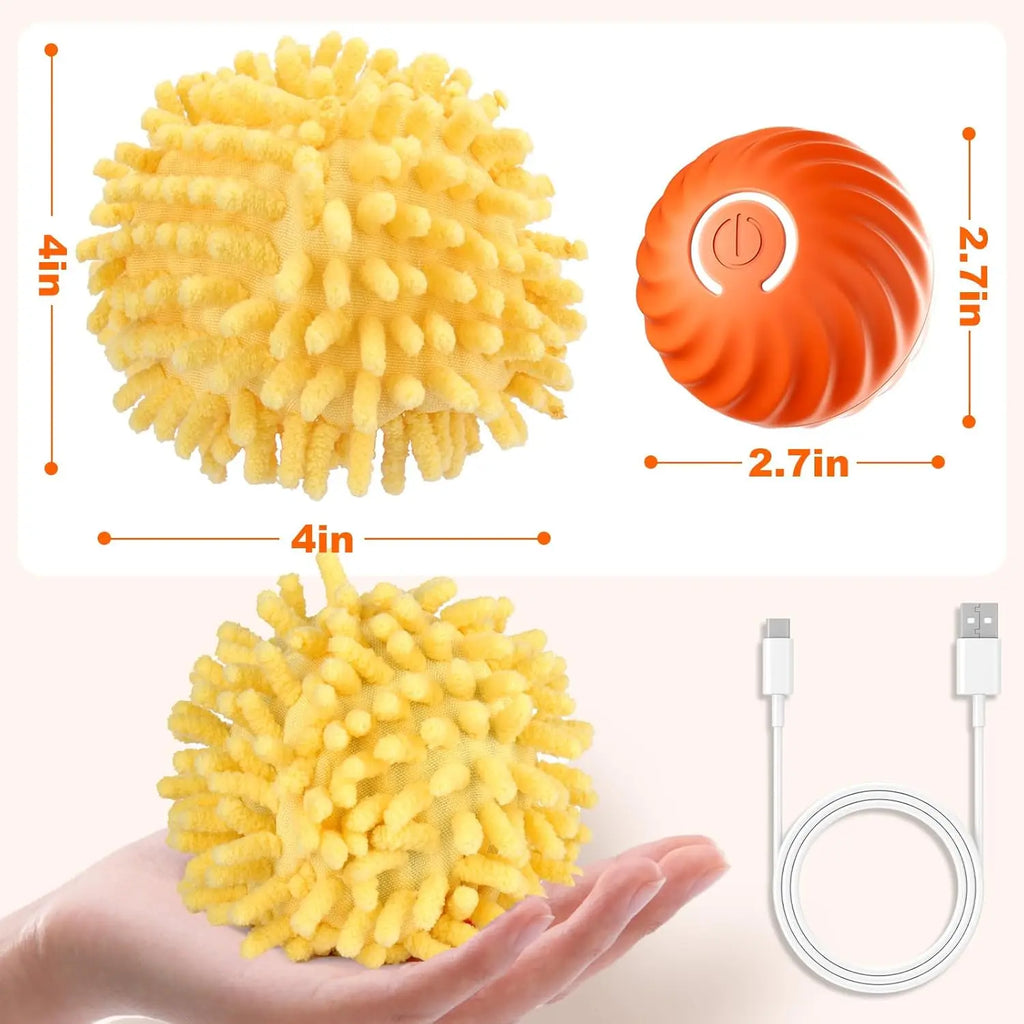 Interactive Smart Rolling & Bouncing Pet Ball - Motion Activated