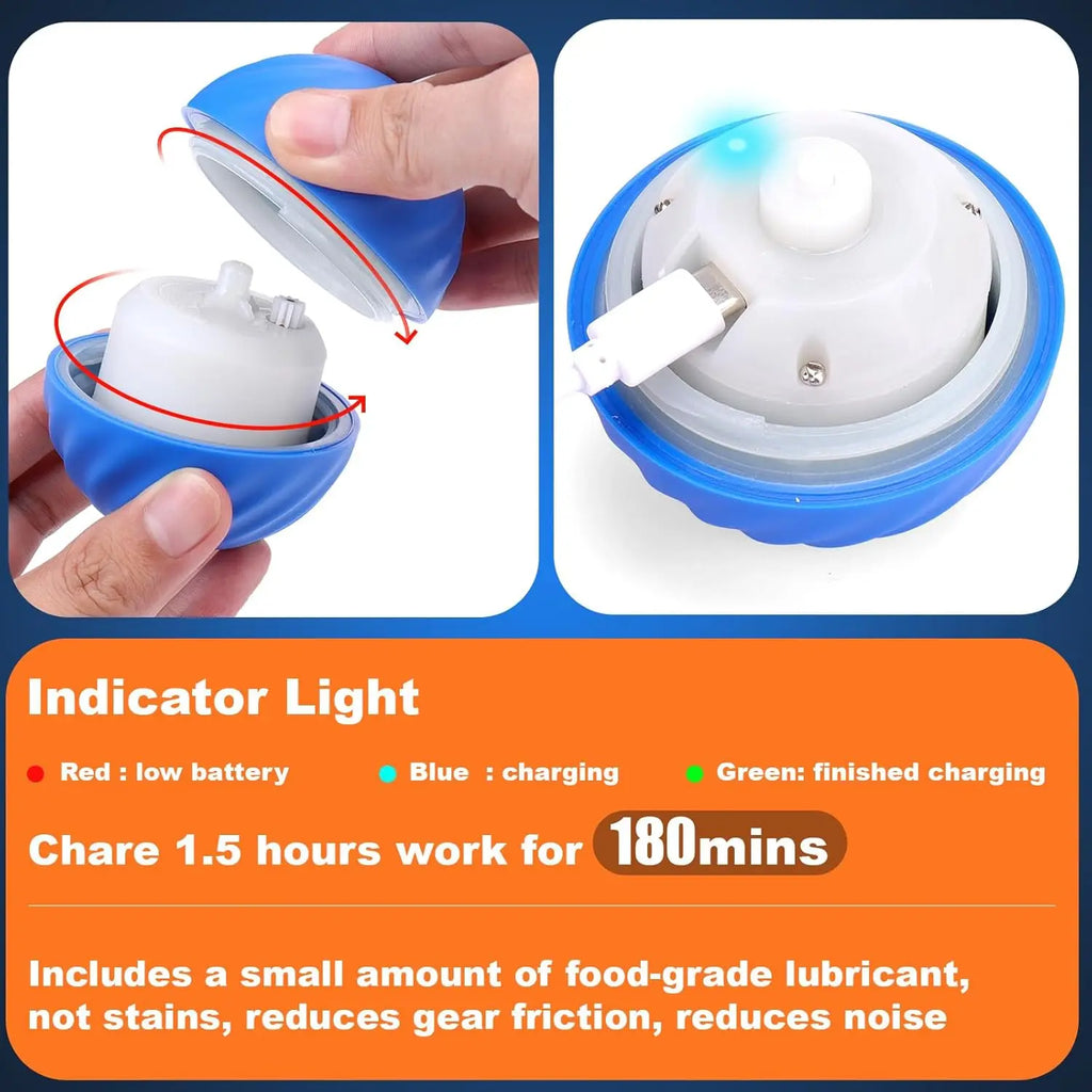 Interactive Smart Rolling & Bouncing Pet Ball - Motion Activated